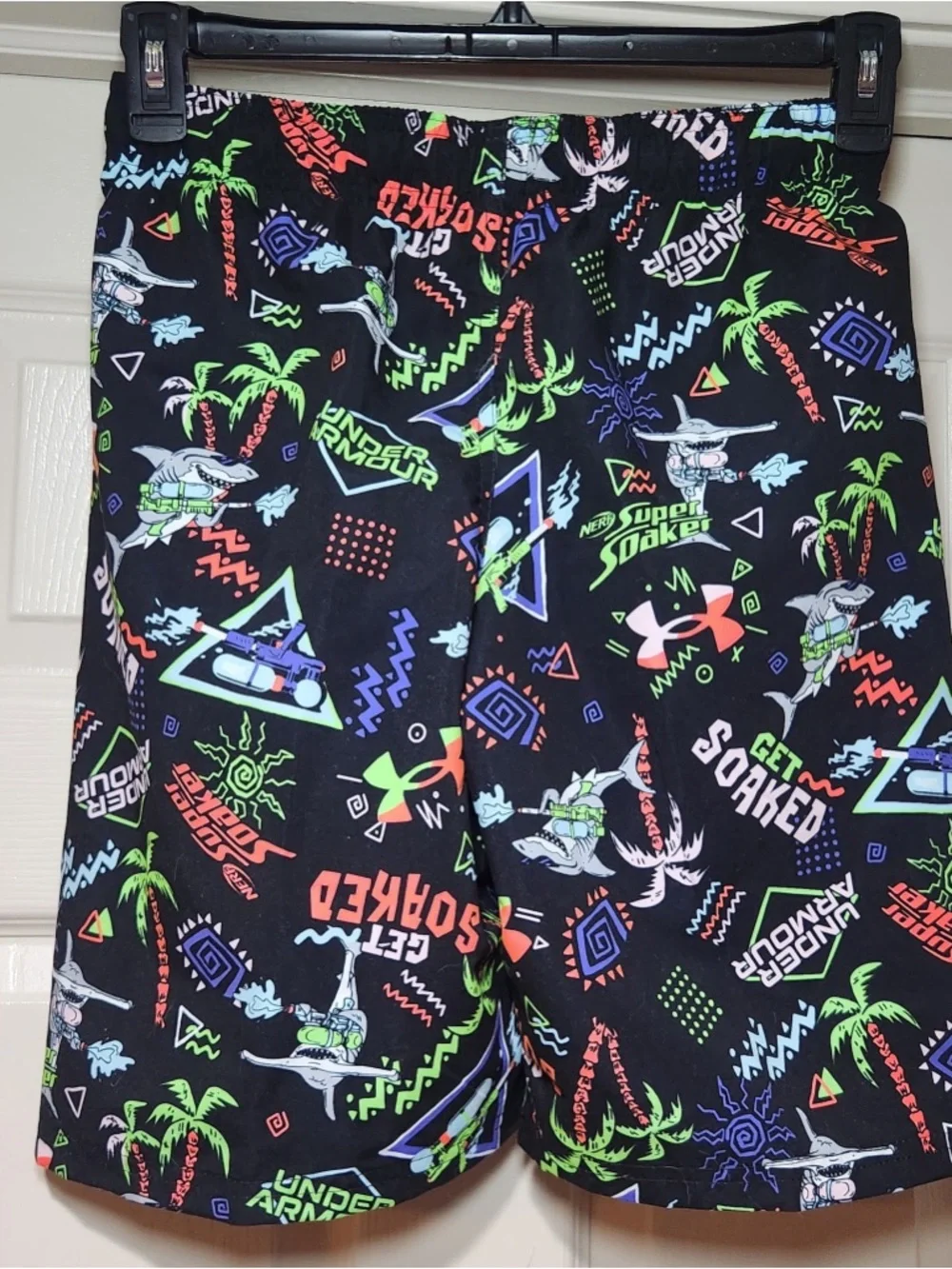 NWT Under Armour Boys Get Soaked Swim Trunks‎ Vacation Summer Resortwear Beach